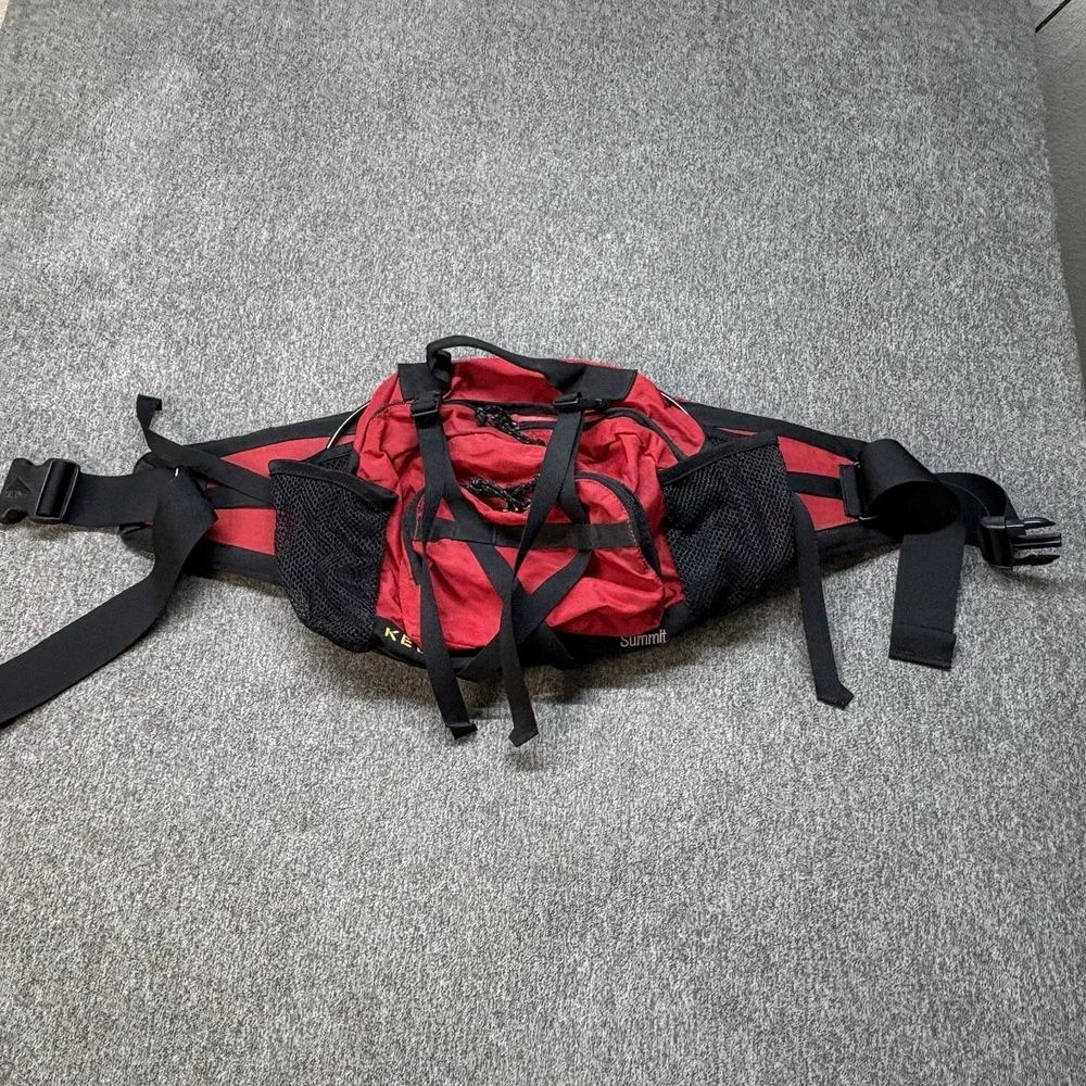 Vintage Kelty Summit 700 Hiking Hip‎ Pack Camping Trail Waist Bag Fanny Red